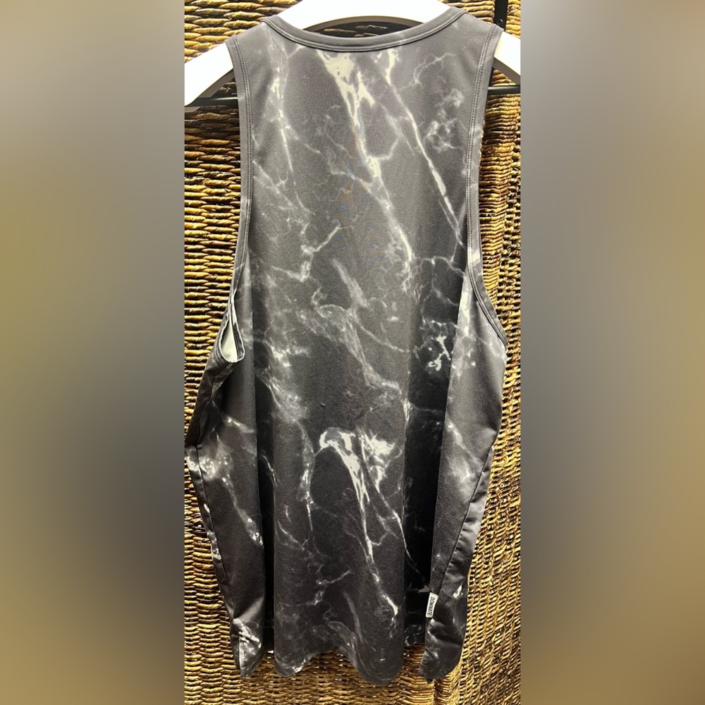 Lyftlyfe- Mens‎ Large Tank Top, surface pilling, Black/Grey/White - Picture 2 of 7